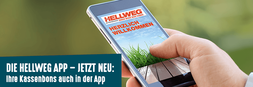 Holen Sie sich einen Rabatt über die Hellweg App kostenlos